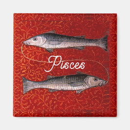 Födelsedagsfesten Fiske Zodiac-tecken Magnet