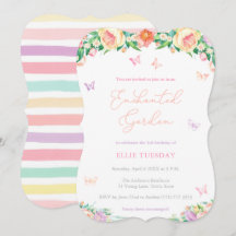 Födelsedagsfesten för den kanderade Garden Butterf