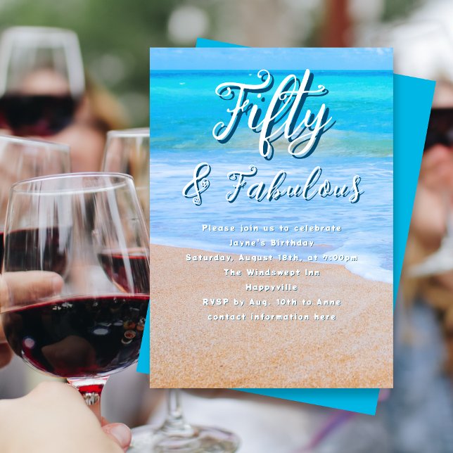 Födelsedagsfesten för vacker sjömilsten inbjudningar (Skapare uppladdad)