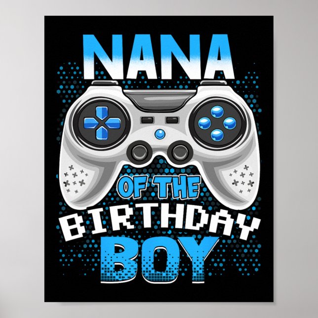 Födelsedagsfesten för videospel Nana från födelsed Poster (Framsidan)