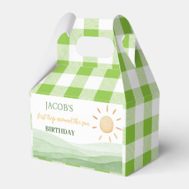 Födelsedagsfesten Första Resa runt Sol-favoritruta Presentaskar