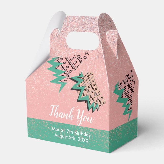 Födelsedagsfesten glitter Watermelon och Seeds Presentaskar (Framsidan Sidan)