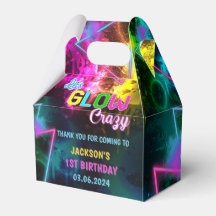 Födelsedagsfesten Glow Neon Ljus Tack