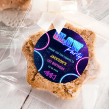 Födelsedagsfesten Glow Neon Ljus Tack