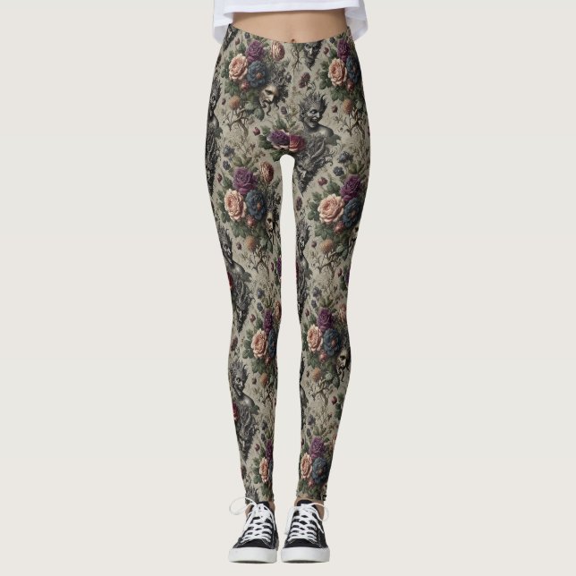 Födelsedagsfesten - Gothic Victorian Leggings (Framsida)