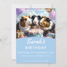 Födelsedagsfesten Guinea Grisar