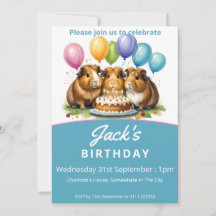 Födelsedagsfesten Guinea Grisar