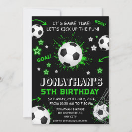 Födelsedagsfesten Idrottskidor för barn Inbjudningar