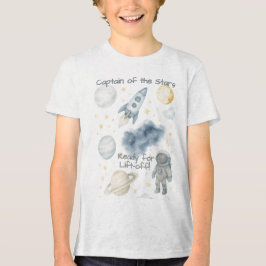 Födelsedagsfesten Kosmiutrymme | Rocket & Stars - T Shirt