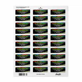 Födelsedagsfesten Laser Märkre Boys Returadress Etikett