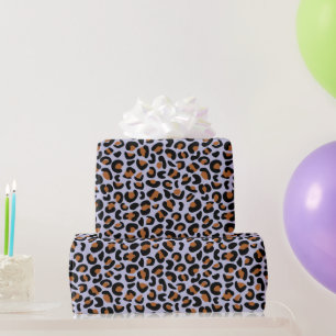 Födelsedagsfesten Leopard Mönster ger sömlös Presentpapper
