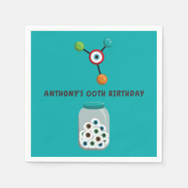 Födelsedagsfesten Mad Science Pappersservett