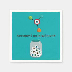 Födelsedagsfesten Mad Science Pappersservett