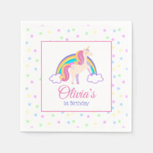 Födelsedagsfesten Magic Rainbow Unicorn