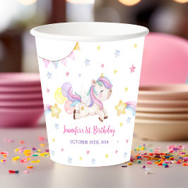 Födelsedagsfesten Magic Unicorn Rainbow