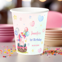 Födelsedagsfesten Magic Unicorn Rainbow