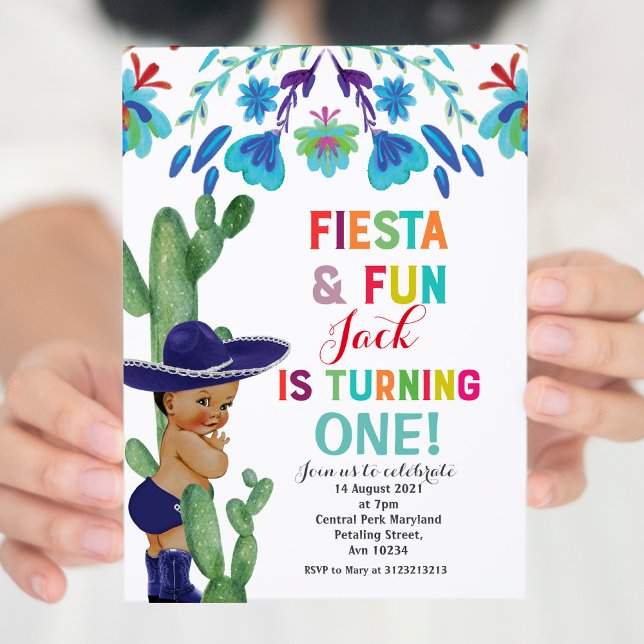 Födelsedagsfesten Mexikanska Fiesta Cinco De Mayo Inbjudningar (Skapare uppladdad)