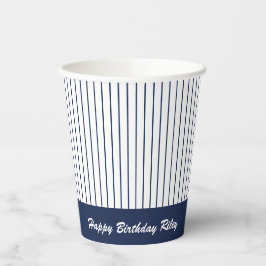 Födelsedagsfesten Navy Blue Baseball Streck