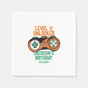 Födelsedagsfesten Olåsta lås för spelnivå Pappersservett