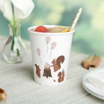 Födelsedagsfesten party Animals Squirrel