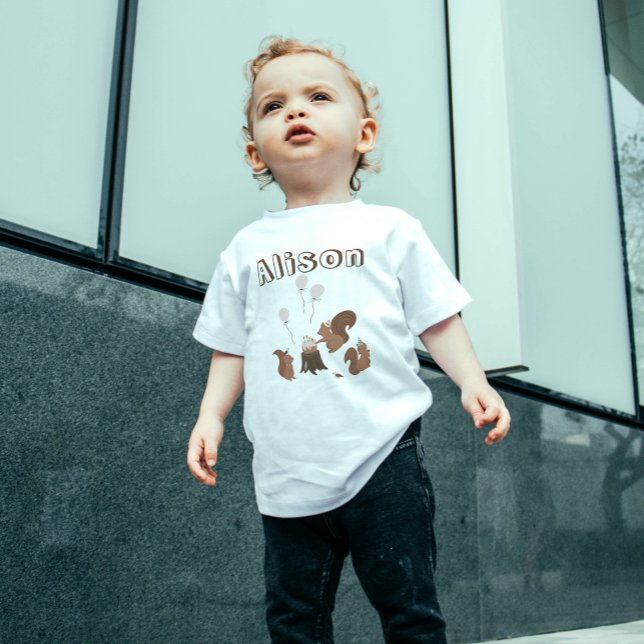 Födelsedagsfesten party Animals Squirrel T Shirt (party animals, Squirrel birthday t shirt,)