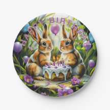 Födelsedagsfesten Rabbits Garden