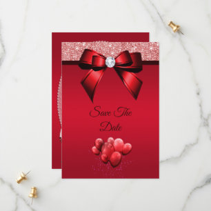 Födelsedagsfesten Romantic Elegance sparar datumet Spara Datumet