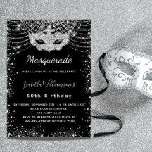 Födelsedagsfesten silver glitter