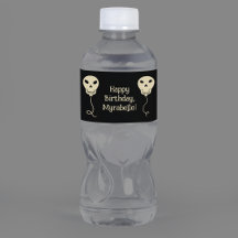 Födelsedagsfesten Skull Balloon Goth