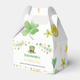 Födelsedagsfesten St. Patrick Lucky One Favor Box Presentaskar