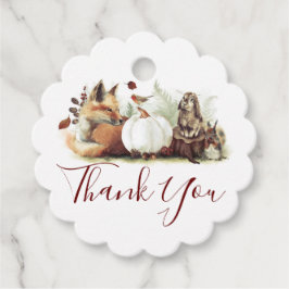 Födelsedagsfesten tack Fall Gåvor Etiketter