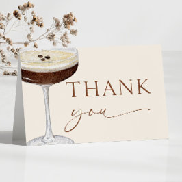 Födelsedagsfesten Tini Bit Older Expresso Martini Tack Kort