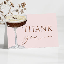 Födelsedagsfesten Tini Bit Older Expresso Martini Tack Kort