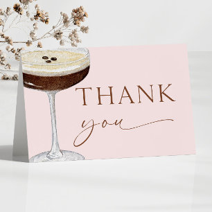 Födelsedagsfesten Tini Bit Older Expresso Martini Tack Kort