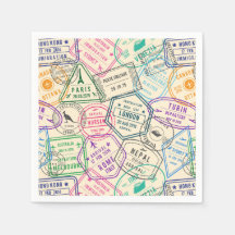 Födelsedagsfesten Travel Frimärke