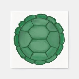 Födelsedagsfesten Turtle Snäcka Sea Theme Pappersservett