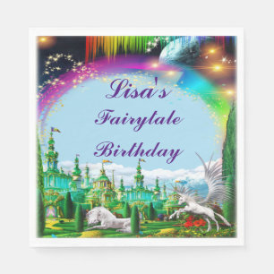 Födelsedagsfesten Unicorn och Pegasus Pappersservett