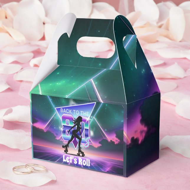 Födelsedagsfesten Vaporwave Roller Skate Presentaskar (Bröllop)