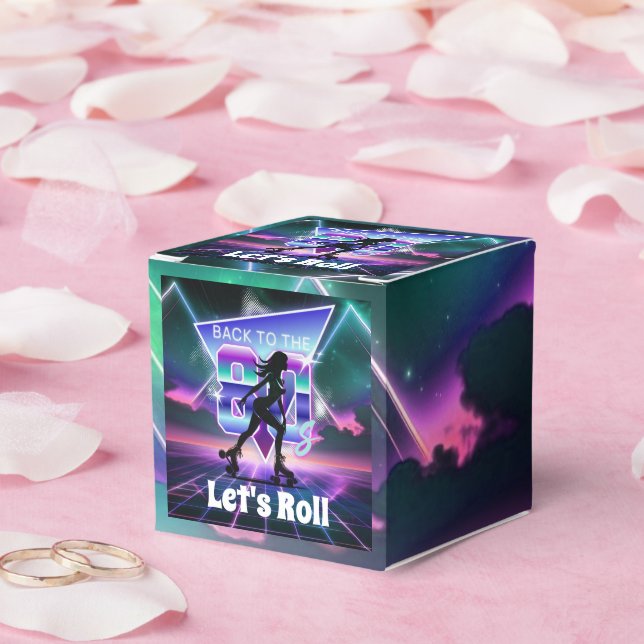Födelsedagsfesten Vaporwave Roller Skate Presentaskar (Bröllop)
