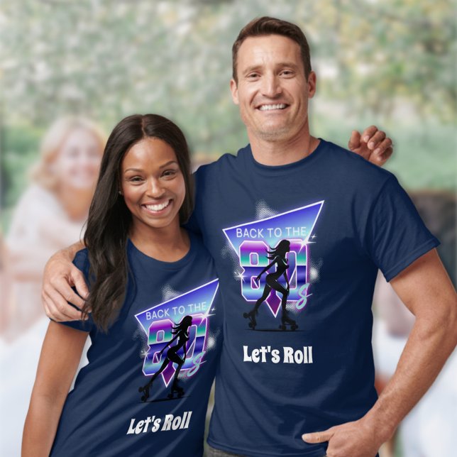 Födelsedagsfesten Vaporwave Roller Skate T Shirt (Skapare uppladdad)