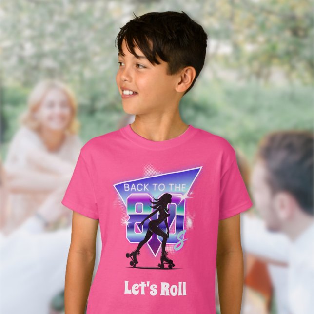 Födelsedagsfesten Vaporwave Roller Skate T Shirt (Skapare uppladdad)
