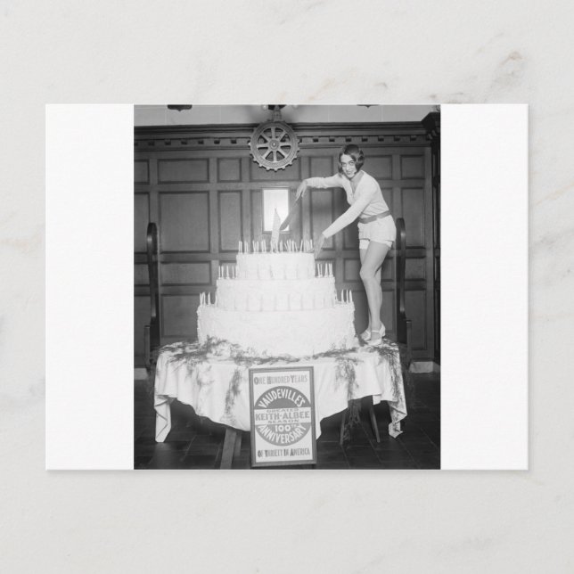 Födelsedagsfesten Vaudeville: 1926 Vykort (Framsida)