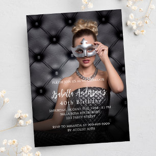 Födelsedagsfestens fotolyx inbjudningar