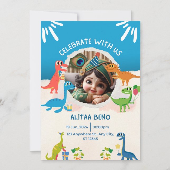 födelsedagsfestens funktion inbjudningar (Framsida)