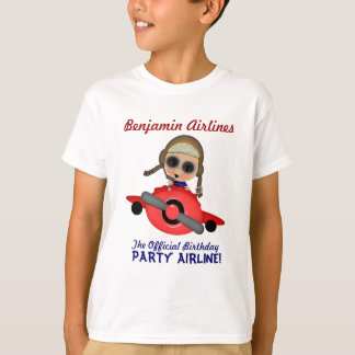 FödelsedagsfestflygbolagT-tröja T Shirt