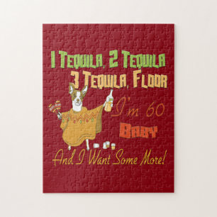 Födelsedagsfestsamling för Tequila 60th Pussel