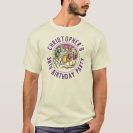 Födelsedagsfirande 30-års T-shirt