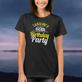 Födelsedagsfirande 60-års T-Shirt