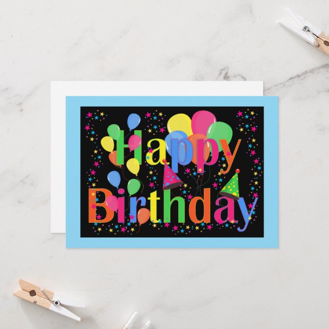 Födelsedagsfirande. Det är party tid! (Fram/Back In Situ)