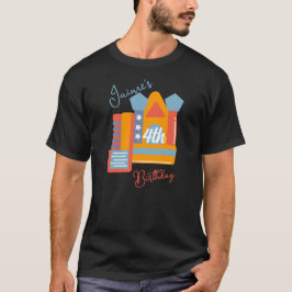 Födelsedagsfirande Färgglada Uppblåsbara Studsmatt T Shirt